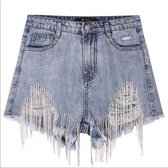 La Ros bling denim shorts small - Picture 3 of 9